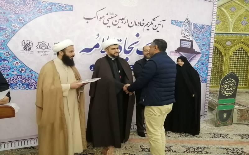 تجلیل مدیر ستاد کانون های مساجد کشور از کارگردان مستند «برای حسین»